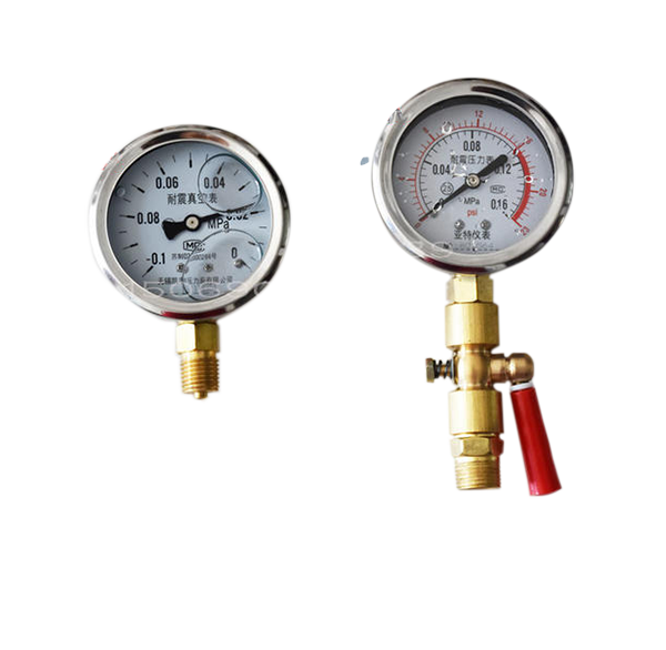 山東耐震壓力表真空負壓表